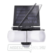 Solight LED napelemes világítás érzékelővel, 8W, 600lm, Li-on, fekete náhled