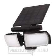 Solight LED napelemes világítás érzékelővel, 8W, 600lm, Li-on, fekete gallery main image