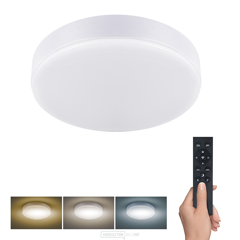 Solight LED világítás LECCE távirányítóval, 36W, 2160lm, 30cm