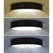 Solight LED mennyezeti lámpa LECCE, 3CCT, 48W, 2900lm, 40cm, 3000/4000/6000K, fekete náhled