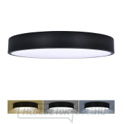 Solight LED mennyezeti lámpa LECCE, 3CCT, 48W, 2900lm, 40cm, 3000/4000/6000K, fekete Solight LED mennyezeti lámpa LECCE, 3CCT, 48W, 2900lm, 40cm, 3000/4000/6000K, fekete gallery main image