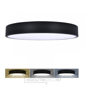 Solight LED mennyezeti lámpa LECCE, 3CCT, 48W, 2900lm, 40cm, 3000/4000/6000K, fekete gallery main image