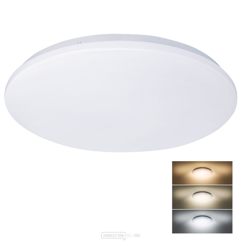 Solight LED mennyezeti lámpa Sima, 3CCT, 36W, 2520lm, 3000K, 4000K, 6000K, kerek, 45cm