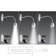 Solight LED fali lámpa, szabályozható, 4W, 280lm, 3000K, fehér Előnézet 