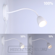Solight LED fali lámpa, szabályozható, 4W, 280lm, 3000K, fehér Előnézet 