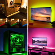 Solight LED WIFI smart RGB szalag TV-hez, 4x50cm, USB Előnézet 