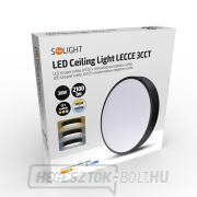 Solight LED mennyezeti világítás LECCE, 3CCT, 36W, 2100lm, 30cm, 3000/4000/6000K, fekete náhled