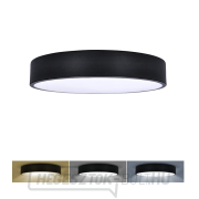 Solight LED mennyezeti világítás LECCE, 3CCT, 36W, 2100lm, 30cm, 3000/4000/6000K, fekete Solight LED mennyezeti világítás LECCE, 3CCT, 36W, 2100lm, 30cm, 3000/4000/6000K, fekete gallery main image