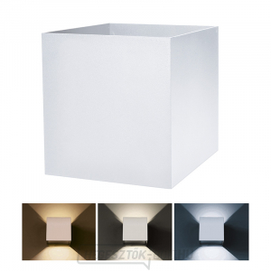 Solight LED kültéri fali lámpa Parma, 6W, 360lm, 10-110°, fehér