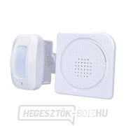 Solight vezeték nélküli mozgásérzékelő/gong, külső PIR érzékelő, elemes, fehér Előnézet 