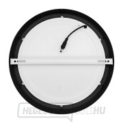 Solight LED mini panel CCT, süllyesztett, 24W, 1800lm, 3000K, 4000K, 6000K, kerek, fekete színű náhled