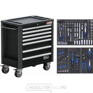 BGS 4140, Műhelykocsi | 7 fiók | nagyon kis építési magasság | 209 hangszerrel BGS 4140, Műhelykocsi | 7 fiók | nagyon kis építési magasság | 209 hangszerrel gallery main image