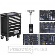 BGS 4208, műhelykocsi Pro Exclusive | 8 fiók 259 szerszámmal + 1 gázos teraszfűtés BGS 4208, műhelykocsi Pro Exclusive | 8 fiók 259 szerszámmal + 1 gázos teraszfűtés gallery main image