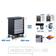 BGS 6065, Műhelykocsi | 7 fiók | 129 hangszerrel Előnézet 