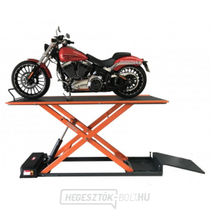 Ollós emelő motorkerékpárokhoz, elektrohidraulikus, teherbírása 700 kg - LUX 700 EH gallery main image