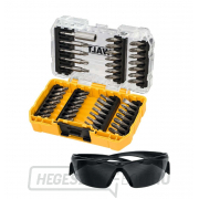 Dewalt ütőfej készlet 47 db + szemüveg Dewalt ütőfej készlet 47 db + szemüveg gallery main image
