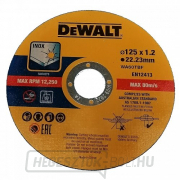 Vágókorong 125 x 1,2mm, 10db DeWALT DT43922 Előnézet 