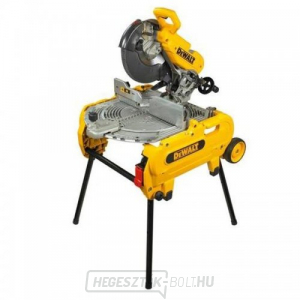 DeWALT D27107XPS 305 mm-es asztali, szalag- és gérdfűrész LED vágási vonal kijelzővel