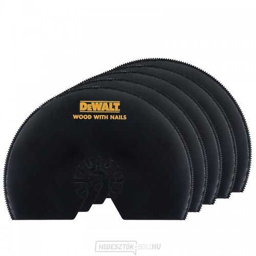 5 db félköríves fűrészlap 100 mm-es fa szögekkel (5 x DT20708) DeWALT DT20728