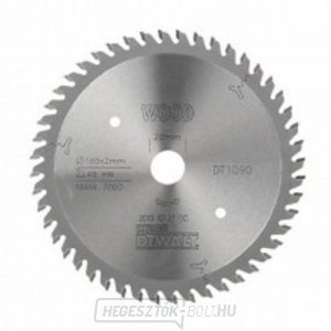 Fűrészlap merülőfűrészekhez 165x20mm 48z ATB 0° DeWALT DT1090