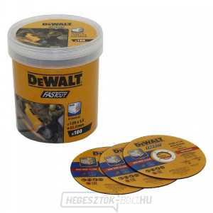 Kerék rozsdamentes acélhoz 125x1,0 mm 100db DeWALT DT20540 DT20540 Kerék rozsdamentes acélhoz 125x1,0 mm 100db DeWALT DT20540 DT20540 gallery main image