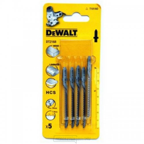 Fűrészlap fához 30mm-ig, 76mm-es fűrészhez 5db DeWALT DT2168 DeWALT DT2168 Fűrészlap fához 30mm-ig, 76mm-es fűrészhez 5db DeWALT DT2168 DeWALT DT2168 gallery main image