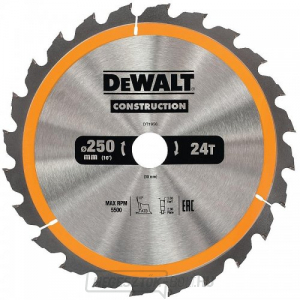 Fűrészlap 250x30mm 24z ATB 10° DeWALT DT1956 Fűrészlap 250x30mm 24z ATB 10° DeWALT DT1956 gallery main image