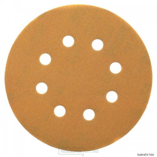 Tépőzáras csiszolókorong excentrikus csiszológéphez K240 125mm 10db DeWALT DT3107