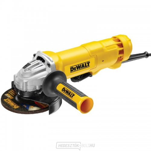 Sarokcsiszoló 1010W 125 mm karos kapcsolóval DeWALT DWE4203