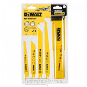 12 darabos fűrészlapkészlet fához és fémhez DeWALT DT2441