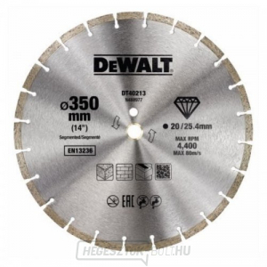 Gyémántlapát 350mm DeWALT DT40213