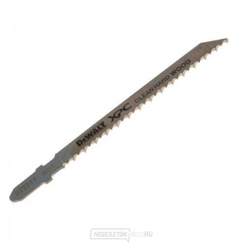 Fűrészlap keményfához és műanyaghoz 30mm-ig tiszta vágás 100mm-es szúrófűrészekhez 3db DeWALT DT2217