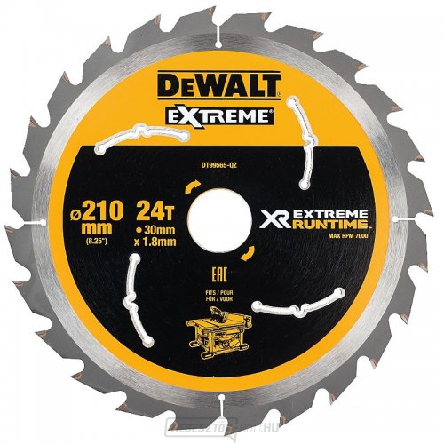 Fűrészlap 210x30mm 24z DeWALT FLEXVOLT DT99565 DeWALT FLEXVOLT DT99565 Fűrészlap 210x30mm 24z DeWALT FLEXVOLT DT99565 DeWALT FLEXVOLT DT99565 gallery main image