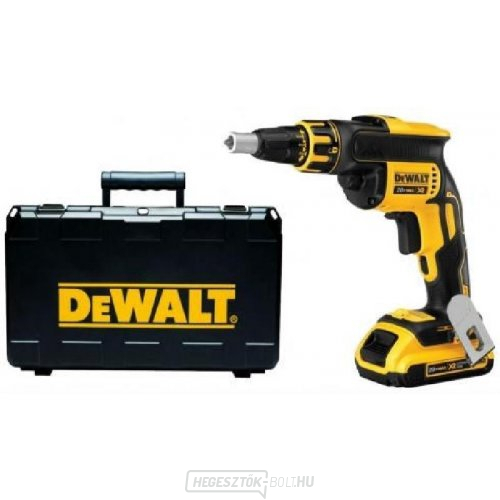 Akkumulátoros szárazépítő csavarhúzó 18 V Li-Ion 2x2,0 Ah DeWALT DCF620D2