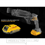 Akkumulátoros szárazépítő csavarhúzó 18 V Li-Ion 2x2,0 Ah DeWALT DCF620D2 Előnézet 