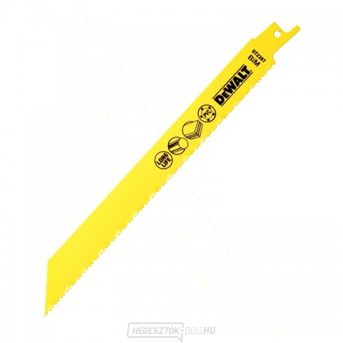 Fűrészlap műanyaghoz, laminált anyagokhoz és csövekhez 3-12mm kardfűrészhez 203mm 5db DeWALT DT2387