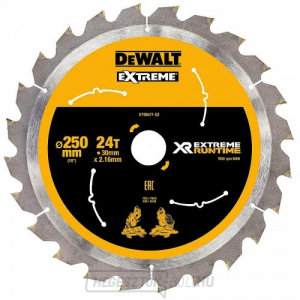 Fűrészlap 250x30mm 24z DeWALT FLEXVOLT DT99571 Fűrészlap 250x30mm 24z DeWALT FLEXVOLT DT99571 gallery main image