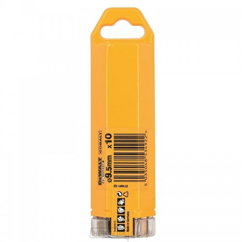 HSS-E COBALT fém fúrószár 9,5×125mm (10db) DeWALT DT4941