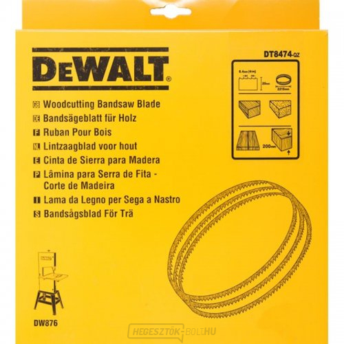 Fűrészlap a DW876-hoz fához és műanyaghoz egyenes vágás 20mm DeWALT DT8474