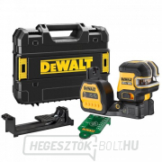 Akkumulátoros zöld keresztlézer vízmértékkel 18V/12V akkumulátor nélkül DeWALT DCE822NG18 gallery main image