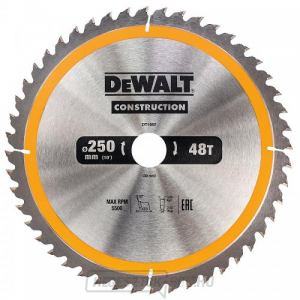Fűrészlap 250x30mm 48z ATB 10° DeWALT DT1957 Fűrészlap 250x30mm 48z ATB 10° DeWALT DT1957 gallery main image