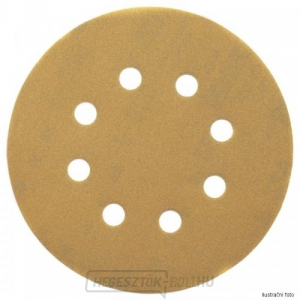 Tépőzáras csiszolókorong K180 125mm 25db DeWALT DT3116 excentrikus köszörűhöz 25db Tépőzáras csiszolókorong K180 125mm 25db DeWALT DT3116 excentrikus köszörűhöz 25db gallery main image