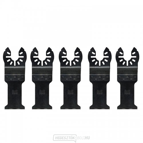 5 db fűrészlap szögekkel ellátott fa vágásához 30mm x 43mm ( 5 x DT20701) DeWALT DT20723