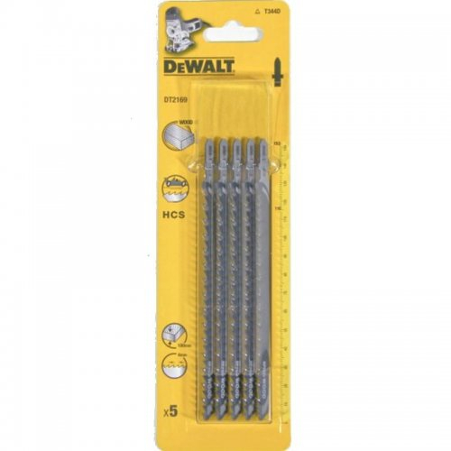 Fűrészlap fához 100mm-ig egyenes vágás szúrófűrészhez 152mm 5db DeWALT DT2169