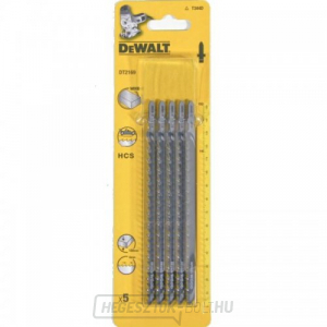 Fűrészlap fához 100mm-ig egyenes vágás szúrófűrészhez 152mm 5db DeWALT DT2169 Fűrészlap fához 100mm-ig egyenes vágás szúrófűrészhez 152mm 5db DeWALT DT2169 gallery main image