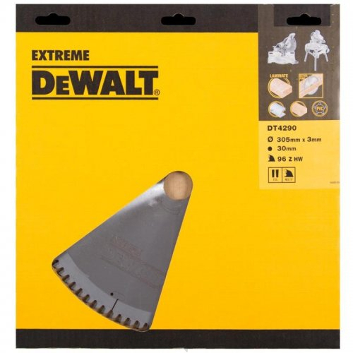 Fűrészlap 305x30mm 96z TCG -5° DeWALT DT4290 DeWALT DT4290 Fűrészlap 305x30mm 96z TCG -5° DeWALT DT4290 DeWALT DT4290 gallery main image