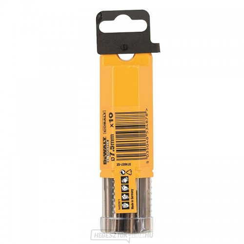 HSS-E COBALT fém fúrószár 7,5×109mm (10db) DeWALT DT4937