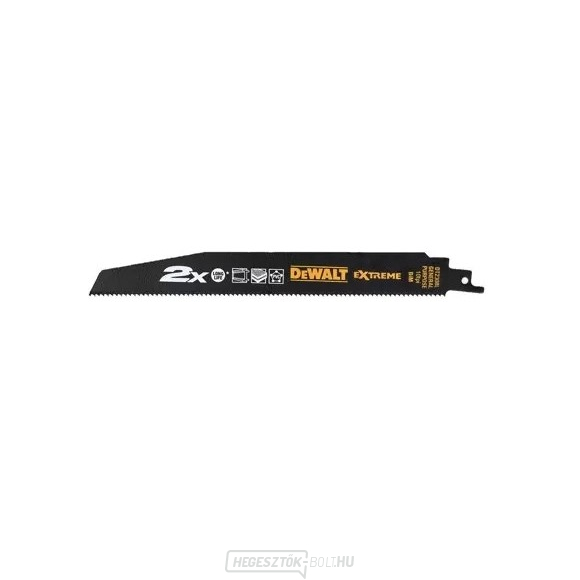 Bontófűrészlap fém, műanyag és laminált anyagokhoz gyors vágás kardfűrészhez 228mm 5db DeWALT DT2308 DeWALT DT2308