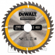 Fűrészlap 190x30mm 40z ATB 10° DeWALT DT1945 gallery main image