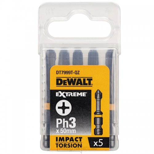 Ph3x50mm 5db DeWALT DT7999T torziós bit készlet Ph3x50mm DeWALT DT7999T